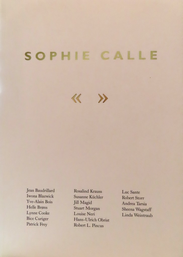 Sophie Calle Reader